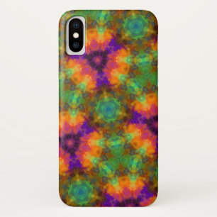 Funda Para iPhone X Patrón geométrico Kaleidoscope colorido