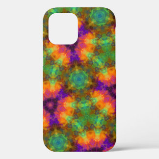 Funda Para iPhone 12 Patrón geométrico Kaleidoscope colorido