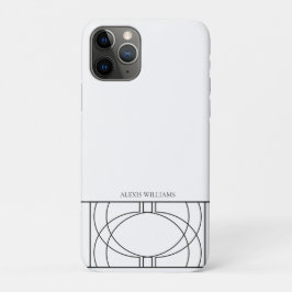 Funda Para iPhone 11 Pro Patrón geométrico moderno contemporáneo