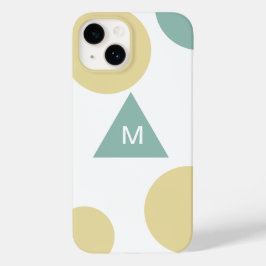 Funda Para iPhone 14 De Case-Mate Patrón geométrico moderno monogramado