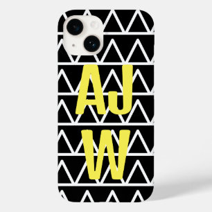 Funda Para iPhone 14 De Case-Mate Patrón geométrico monograma moderno