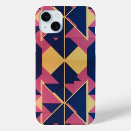 Funda Para iPhone 15 Mini Patrón geométrico negrita: Funda Apple iPhone 15 P