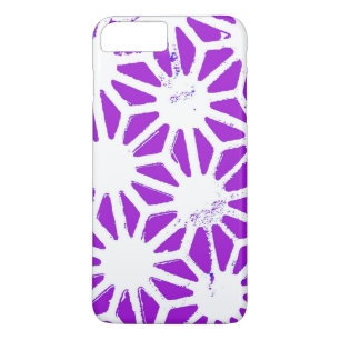 Funda Para iPhone 8 Plus/7 Plus Patrón geométrico púrpura real