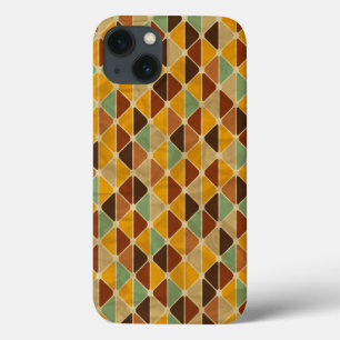 Funda Para iPhone 13 Patrón geométrico retro 3