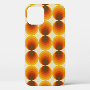Funda Para iPhone 12 Patrón geométrico retro de abstracto colorido