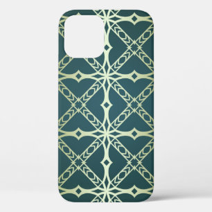Funda Para iPhone 12 Patrón geométrico sin fisuras Art-deco. Vinta