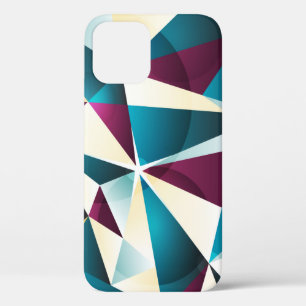 Funda Para iPhone 12 Patrón geométrico sin foco. Ilustracion vintage i