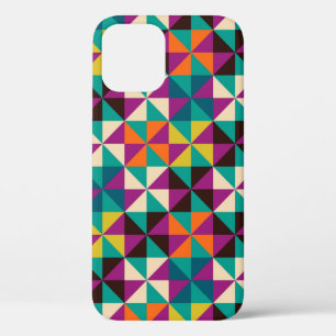 Funda Para iPhone 12 Patrón geométrico sin soldadura