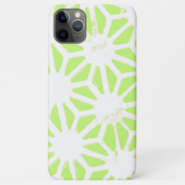 Funda Para iPhone 11 Pro Max Patrón geométrico verde limón