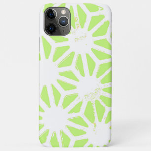 Funda Para iPhone 11 Pro Max Patrón geométrico verde limón