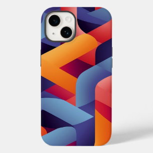 Funda Para iPhone 14 De Case-Mate Patrón geométrico vibrante 3D 2