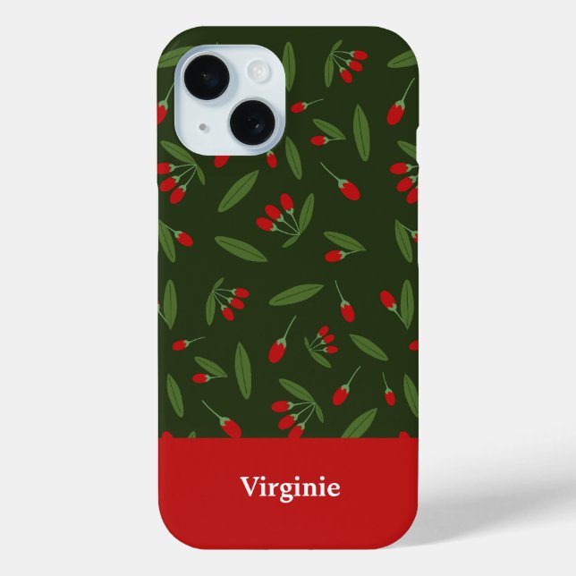 Funda De Case-Mate Para iPhone Patrón Goji (Reverso )
