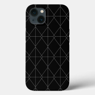 Funda Para iPhone 13 Patrón gráfico de línea simple, elegante, fresco y
