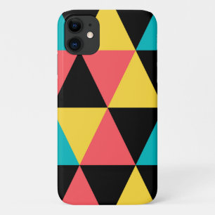 Funda Para iPhone 11 Patrón gráfico geométrico colorido, retro y alegre
