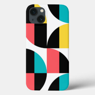 Funda Para iPhone 13 Patrón gráfico urbano, moderno, colorido y moderno