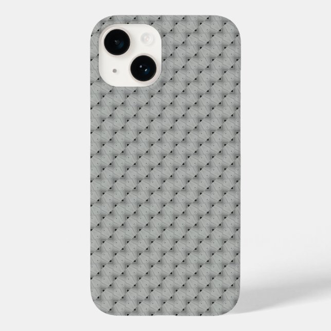 Funda De Case-Mate Para iPhone Patrón gris sin inconvenientes (Reverso )