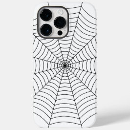 Funda Para iPhone 14 Pro Max De Case-Mate Patrón Halloween de telaraña blanca y negra