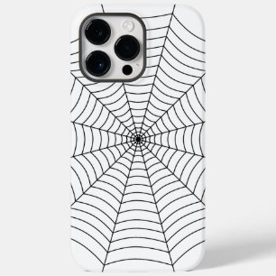 Funda Para iPhone 14 Pro Max De Case-Mate Patrón Halloween de telaraña blanca y negra