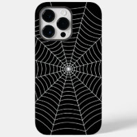 Patrón Halloween de telaraña blanca y negra