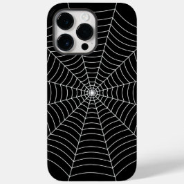 Funda Para iPhone 14 Pro Max De Case-Mate Patrón Halloween de telaraña blanca y negra
