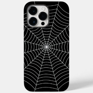 Funda Para iPhone 14 Pro Max De Case-Mate Patrón Halloween de telaraña blanca y negra
