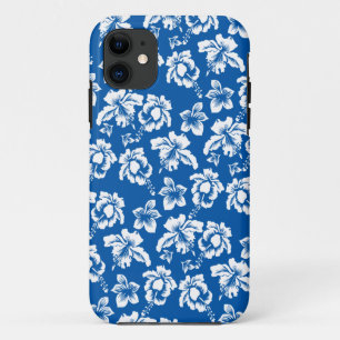 title_seo2 Patrón hawiano de flores azules
