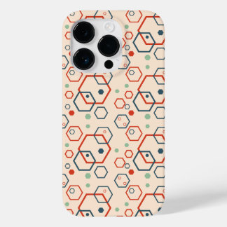 Funda Para iPhone 14 Pro De Case-Mate Patrón hexagonal geométrico moderno