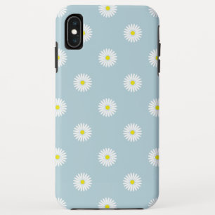 Funda Para iPhone XS Max Patrón ilustrativo de mareas en azul pálido