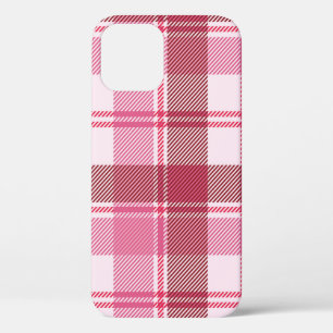Funda Para iPhone 12 Patrón impecable de color rosa pastel. pa de cuadr