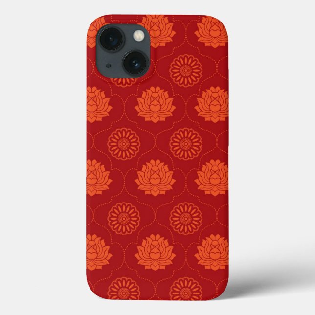Funda De Case-Mate Para iPhone Patrón indio (Reverso)