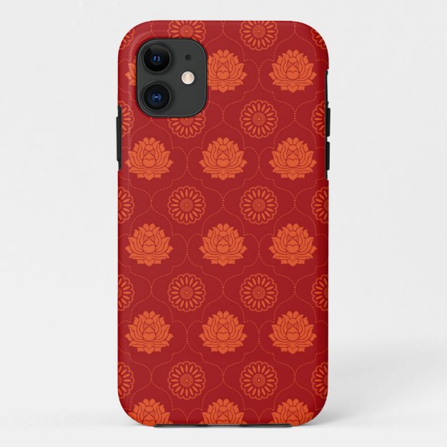 Funda De Case-Mate Para iPhone Patrón indio (Reverso)