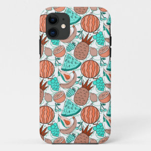 Funda Para iPhone 11 Patrón ininterrumpido de frutas Patrón de superf