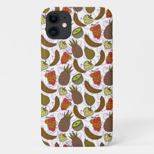 Funda Para iPhone 11 Patrón ininterrumpido de frutas Patrón de superf