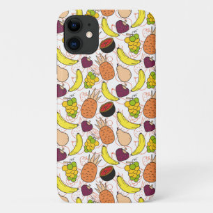 Funda Para iPhone 11 Patrón ininterrumpido de frutas   Patrón de superf