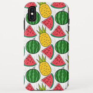 Funda Para iPhone XS Max Patrón ininterrumpido de frutas Patrón de superf