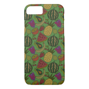 Funda Para iPhone 8/7 Patrón ininterrumpido de frutas   Patrón de superf