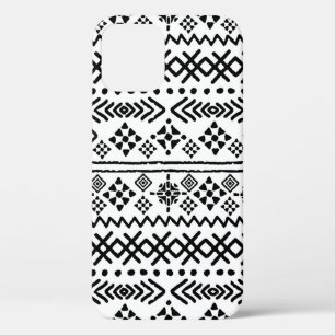Funda Para iPhone 12 Patrón ininterrumpido del arte tribal
