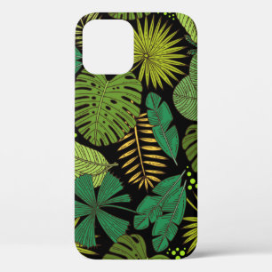 Funda Para iPhone 12 patrón ininterrumpido vintage con color T dibujado