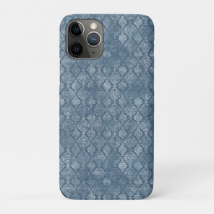 Funda Para iPhone 11 Pro Patrón inspirado en denim de época