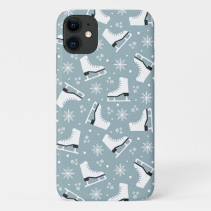 Funda Para iPhone 11 Patrón invernal con patines de hielo