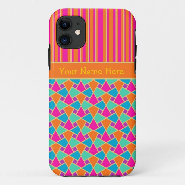 Funda De Case-Mate Para iPhone Patrón islámico y rayas: Funda Xtreme para iPhone  (Reverso)