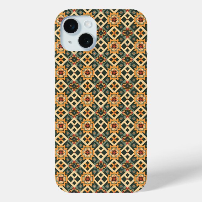 Funda De Case-Mate Para iPhone Patrón Kaleidoscope (Reverso )