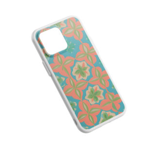 Funda Para iPhone 11 Patrón Kaleidoscópico azul y Naranja colorido