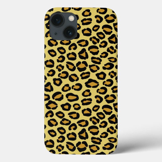 Funda De Case-Mate Para iPhone Patrón Leopard (Reverso)