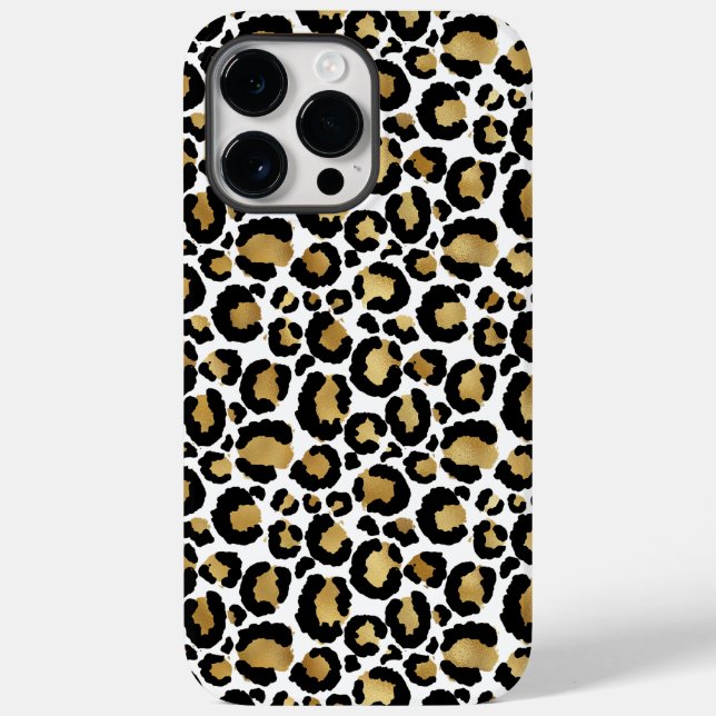 Funda De Case-Mate Para iPhone Patrón Leopard (Reverso )