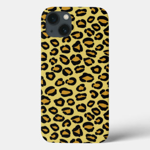 Funda Para iPhone 13 Patrón Leopard