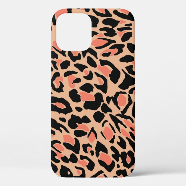 Funda De Case-Mate Para iPhone Patrón leopardo (Reverso )