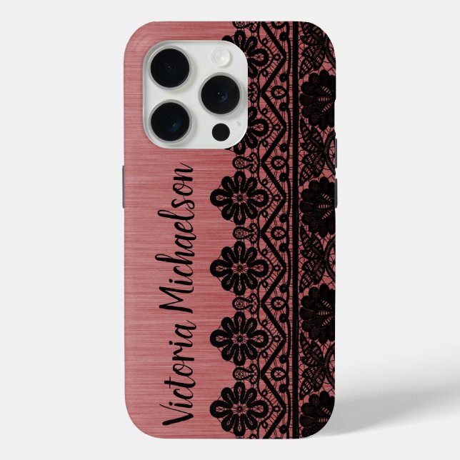 Funda De Case-Mate Para iPhone Patrón leopardo en rosa (Reverso )