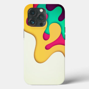 Funda Para iPhone 13 Pro Patrón líquido 3D