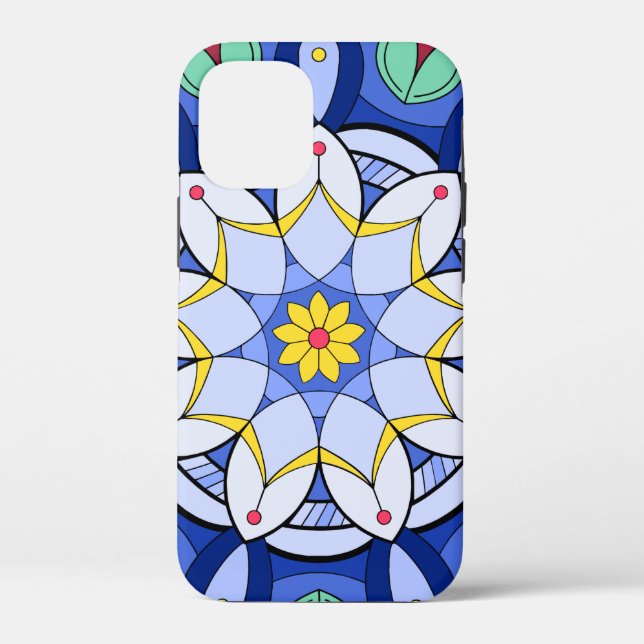 Funda De Case-Mate Para iPhone Patrón Mandala 01 (Reverso )